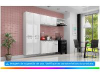 Armário de Cozinha Compacta Itatiaia Amanda Aço com Balcão 10 Portas 1 Gaveta - 6