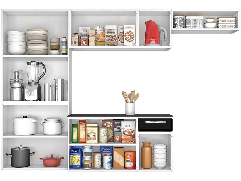 Armário de Cozinha Compacta Itatiaia Amanda Aço com Balcão 10 Portas 1 Gaveta - 6