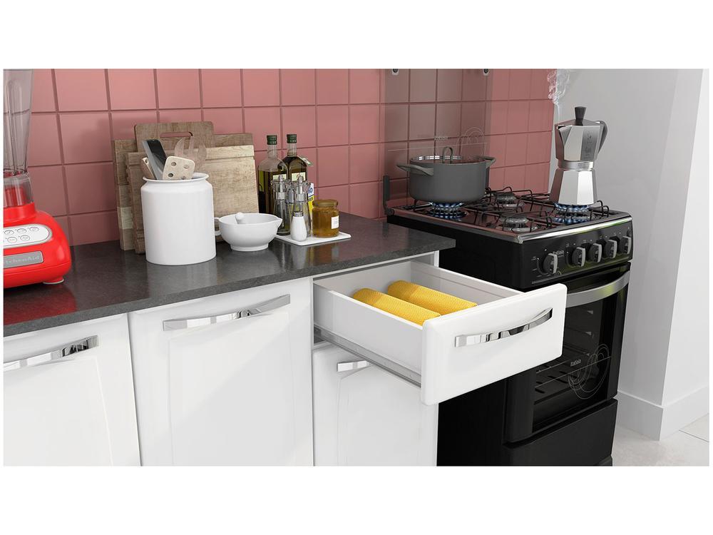 Armário de Cozinha Compacta Itatiaia Amanda Aço com Balcão 10 Portas 1 Gaveta - 9