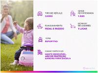 Carrinho de Passeio Infantil com Pedal Mc Laram - 10
