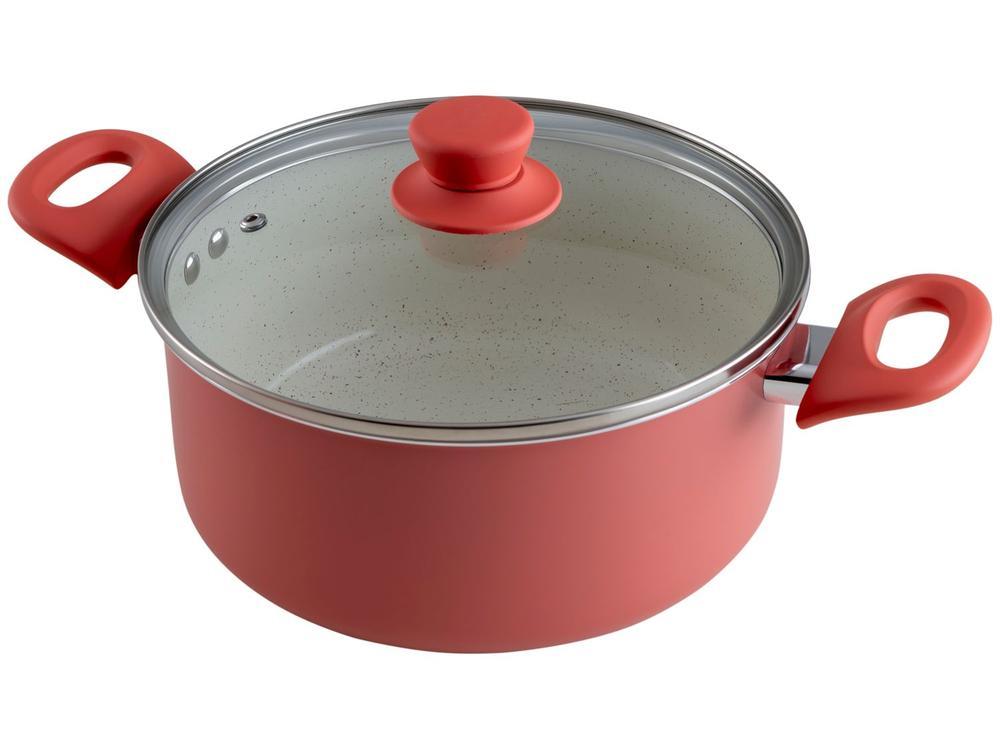 Jogo de Panelas Brinox de Alumínio Rosé 8 Peças Easy - 4