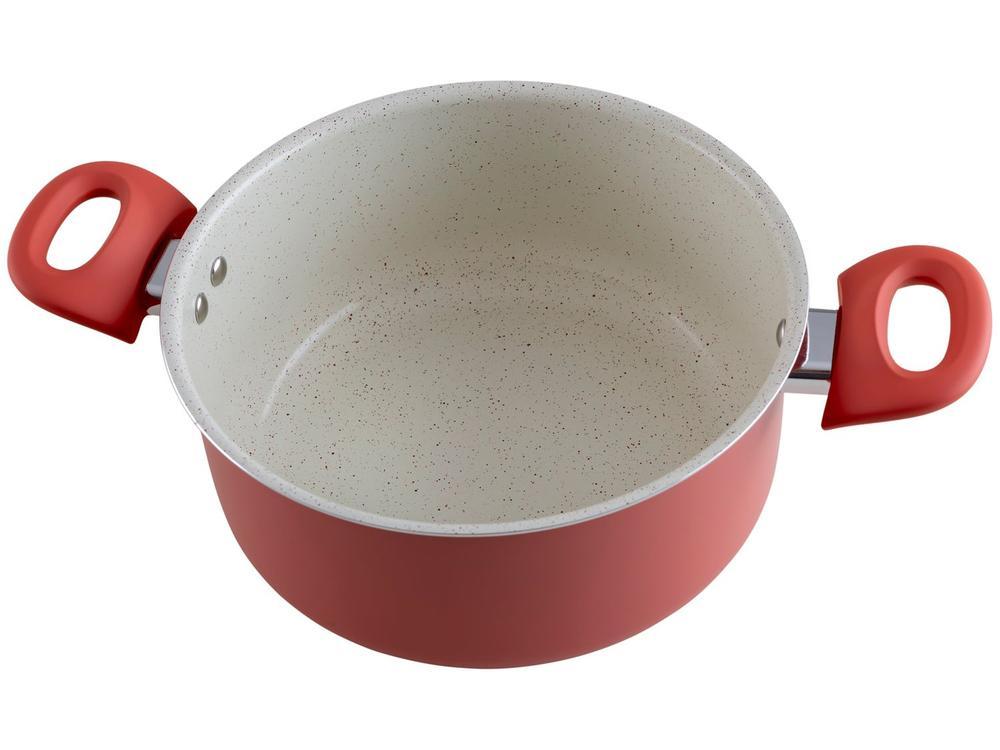 Jogo de Panelas Brinox de Alumínio Rosé 8 Peças Easy - 8