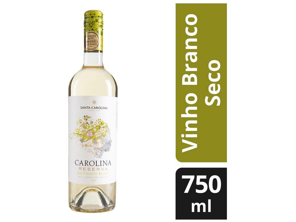 Vinho Branco Seco Santa Carolina Reserva Sauvignon Blanc Chile 750ml - 2