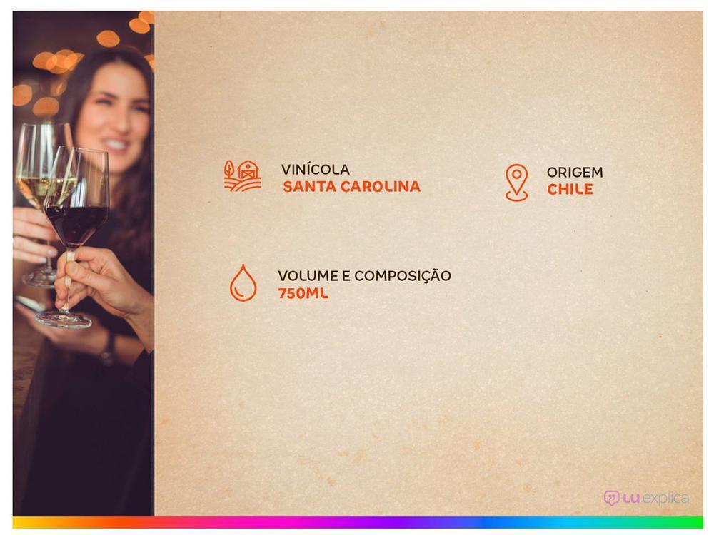 Vinho Branco Seco Santa Carolina Reserva Sauvignon Blanc Chile 750ml - 4