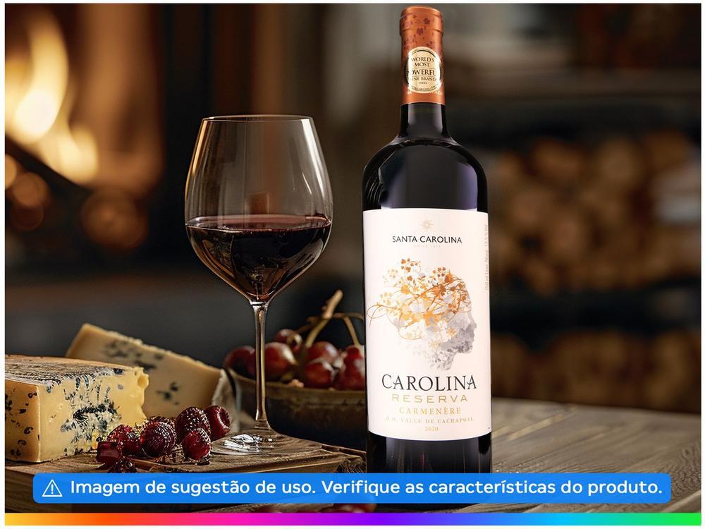 Vinho Tinto Seco Santa Carolina Reserva Carmenere Chile 750ml - 15