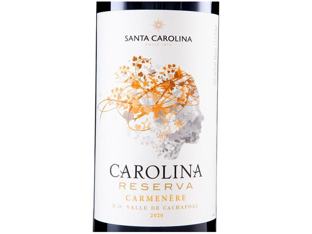Vinho Tinto Seco Santa Carolina Reserva Carmenere Chile 750ml - 16