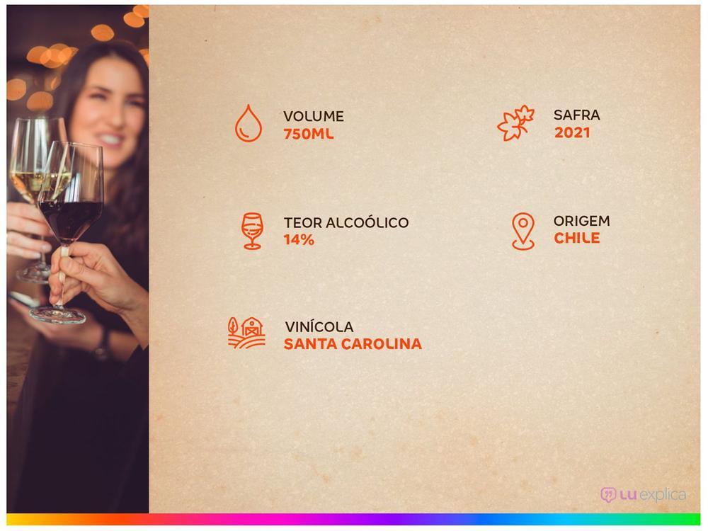 Vinho Tinto Seco Santa Carolina Reserva Carmenere Chile 750ml - 19