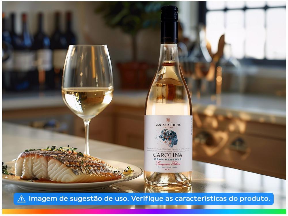 Vinho Branco Seco Santa Carolina Gran Reserva Sauvignon Blanc Chile 750ml - 15