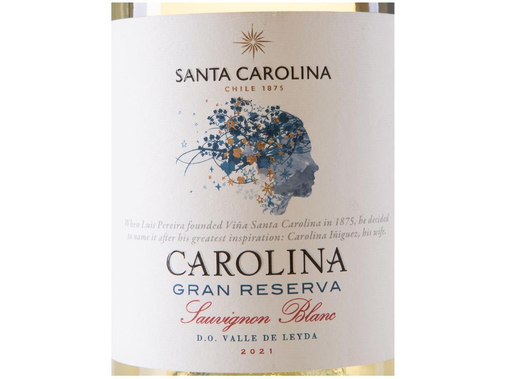 Vinho Branco Seco Santa Carolina Gran Reserva Sauvignon Blanc Chile 750ml - 7