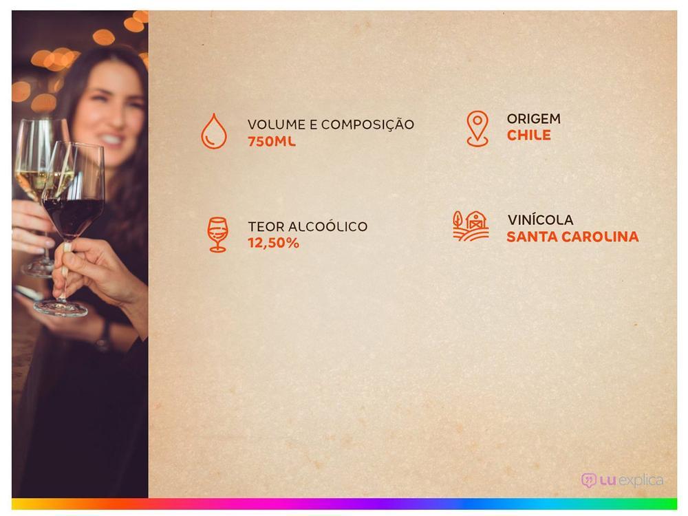 Vinho Branco Seco Santa Carolina Gran Reserva Sauvignon Blanc Chile 750ml - 4