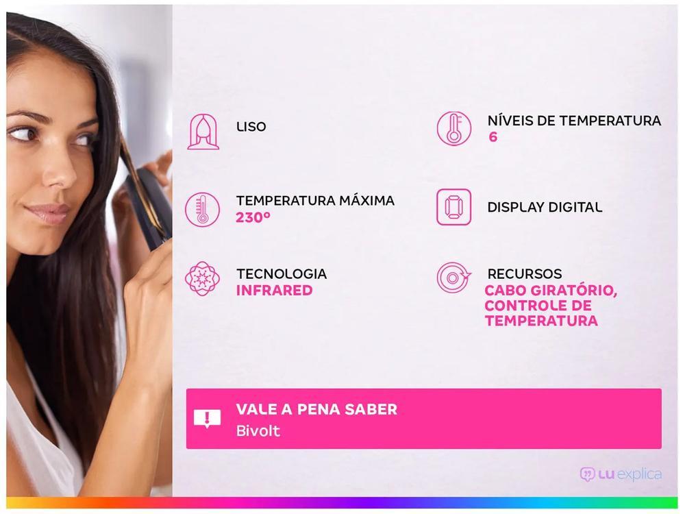 Chapinha/Prancha de Cabelo Mondial InfraRed - 2