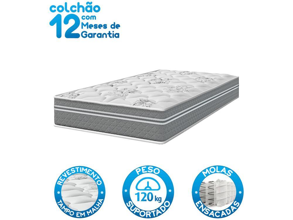 Colchão Solteiro Umaflex de Molas Ensacadas 20x88x188cm Beta - 7