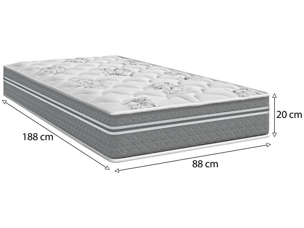 Colchão Solteiro Umaflex de Molas Ensacadas 20x88x188cm Beta - 16