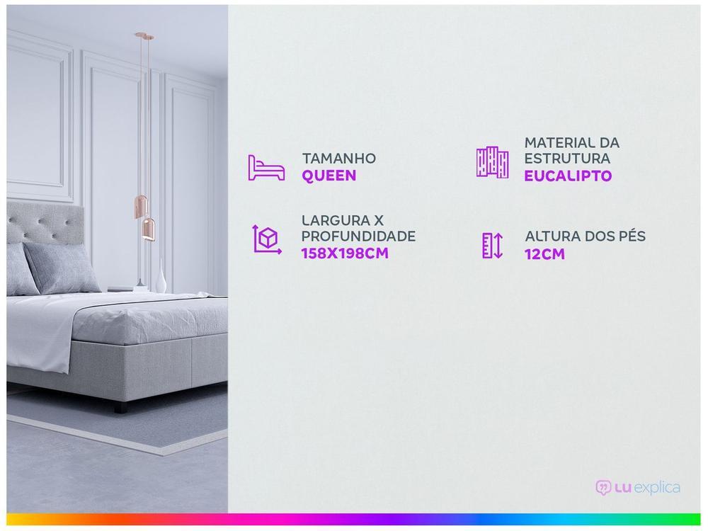 Base Cama Box Queen Umaflex Bipartida 26x158x198cm Beta - 2