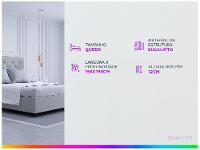 Base Cama Box Queen Umaflex Bipartida 26x158x198cm Beta - 2