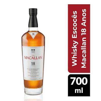 Whisky The Macallan Double Cask Single Malt 18 Anos Escocês 700ml