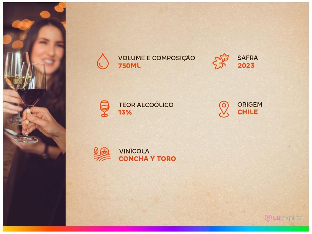 Vinho Tinto Meio Seco Concha y Toro Reservado Cabernet Sauvignon Chile 750ml - 13