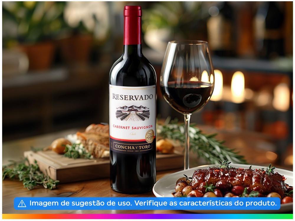 Vinho Tinto Meio Seco Concha y Toro Reservado Cabernet Sauvignon Chile 750ml - 15