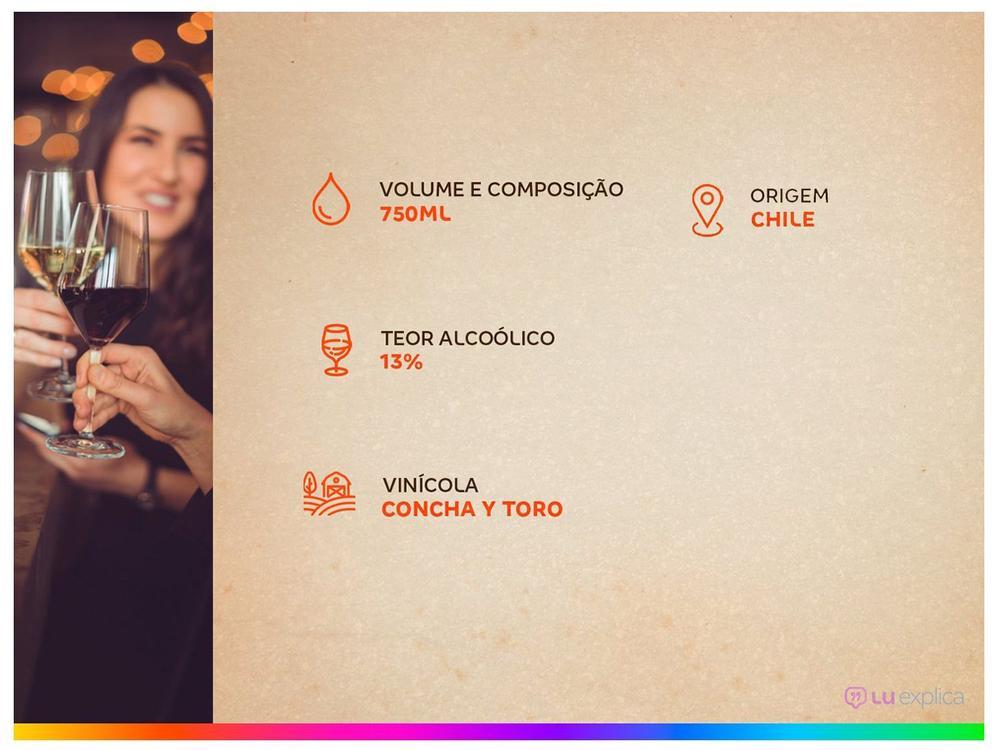 Vinho Tinto Meio Seco Concha y Toro Reservado Cabernet Sauvignon Chile 750ml - 28