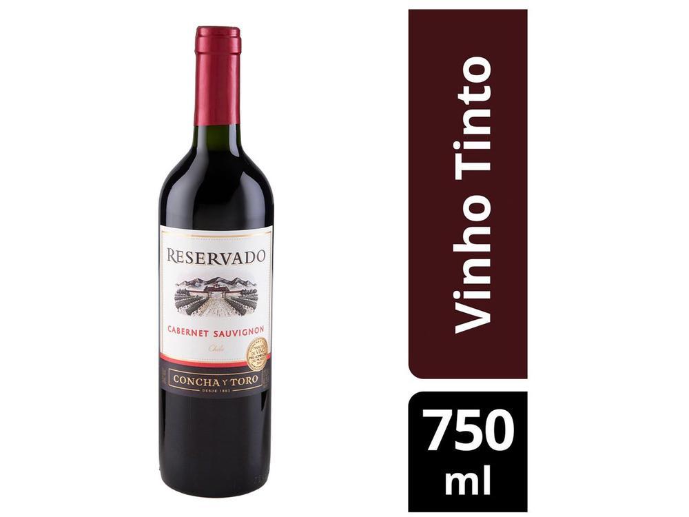Vinho Tinto Meio Seco Concha y Toro Reservado Cabernet Sauvignon Chile 750ml - 29