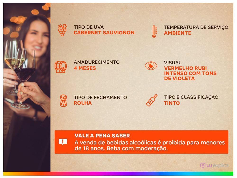 Vinho Tinto Meio Seco Concha y Toro Reservado Cabernet Sauvignon Chile 750ml - 30