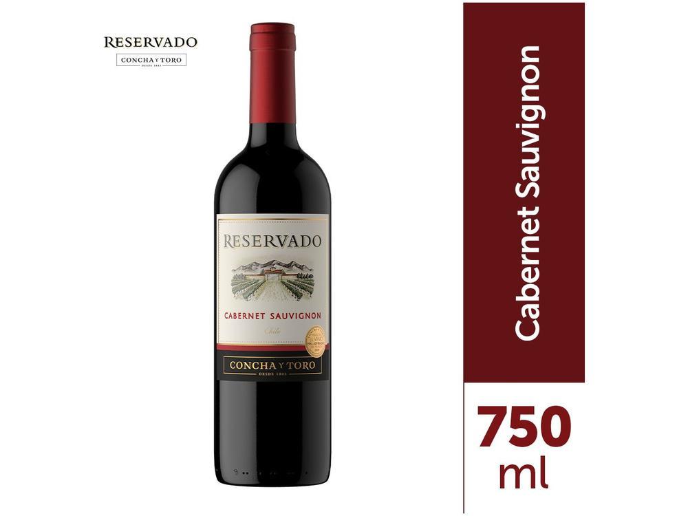 Vinho Tinto Meio Seco Concha y Toro Reservado Cabernet Sauvignon Chile 750ml - 2