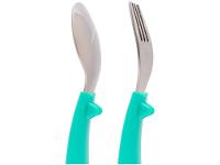 Kit Talher Infantil Inox Buba Zoo Verde 2 Peças - 5