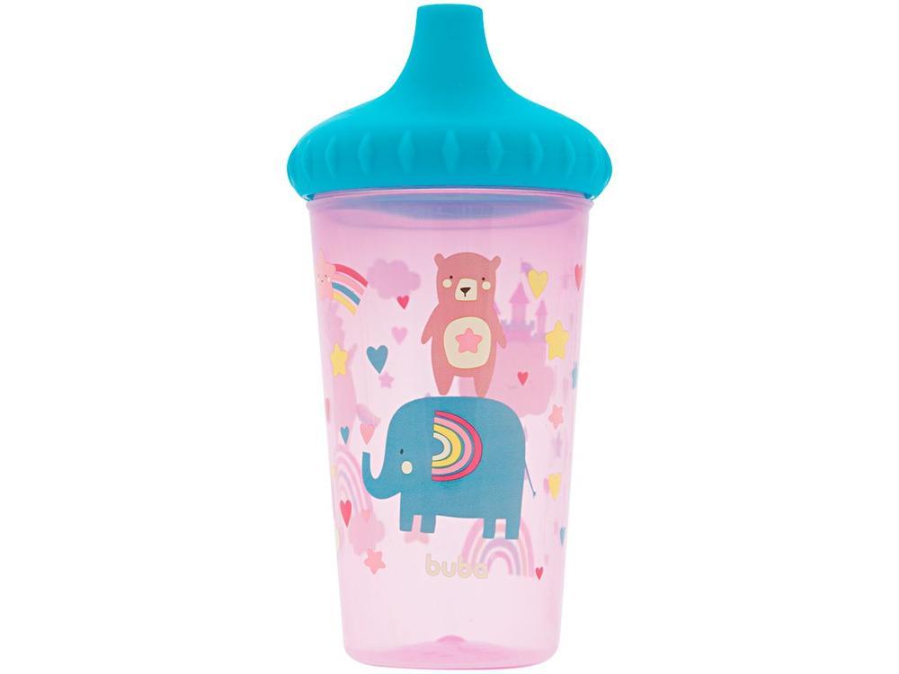 Copo Infantil com Tampa 300ml Buba Antivazamento Unicórnio - 1