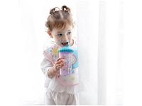 Copo Infantil com Tampa 300ml Buba Antivazamento Unicórnio - 3