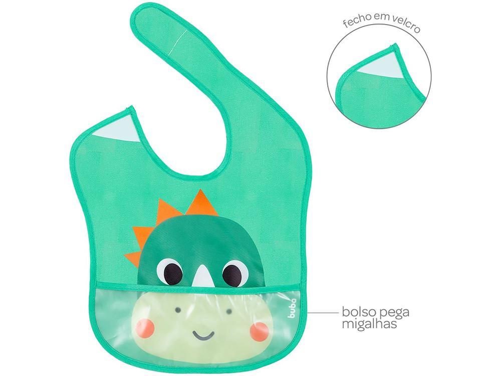 Babador Impermeável com Bolso Buba Dinossauro - 2