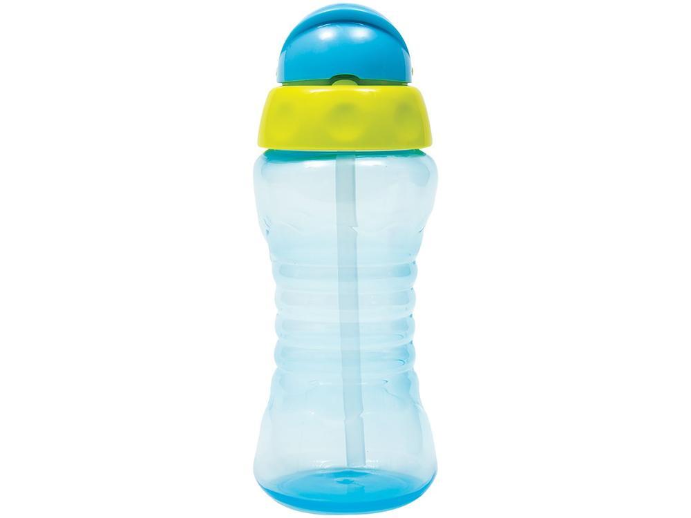 Garrafa com Canudo 300ml Buba Fresh Azul e Verde - 6