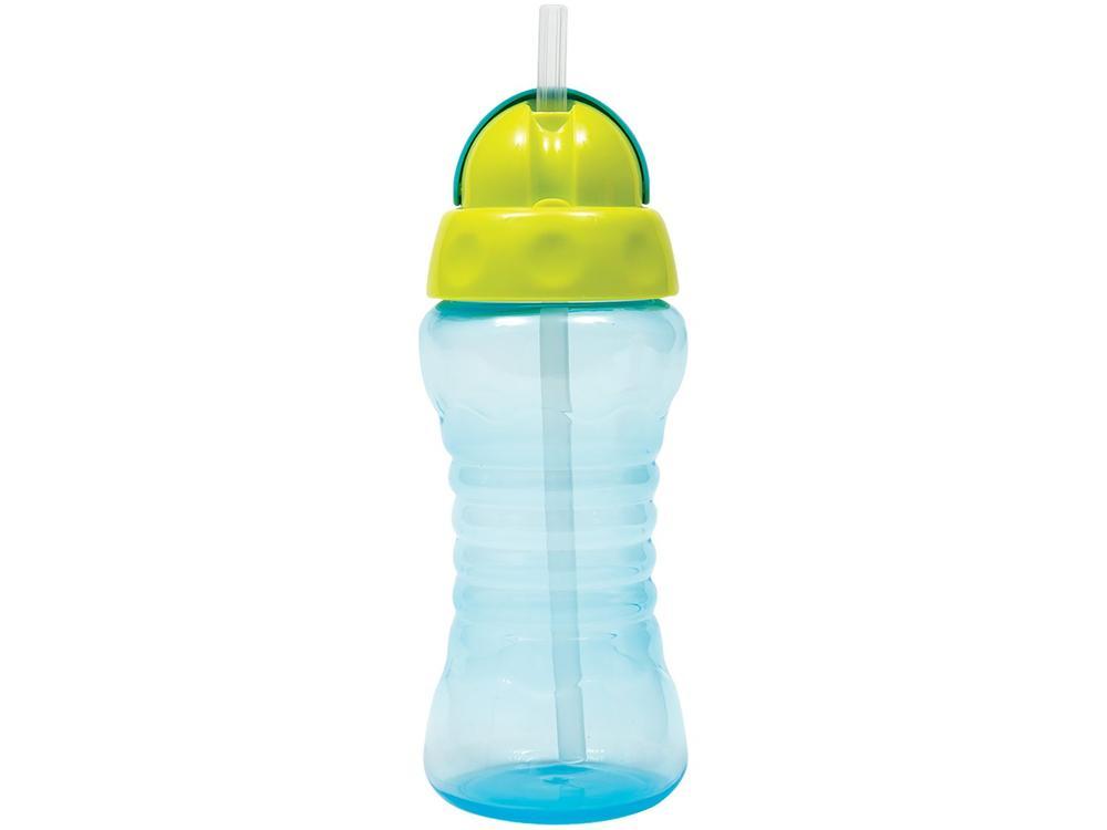 Garrafa com Canudo 300ml Buba Fresh Azul e Verde - 7