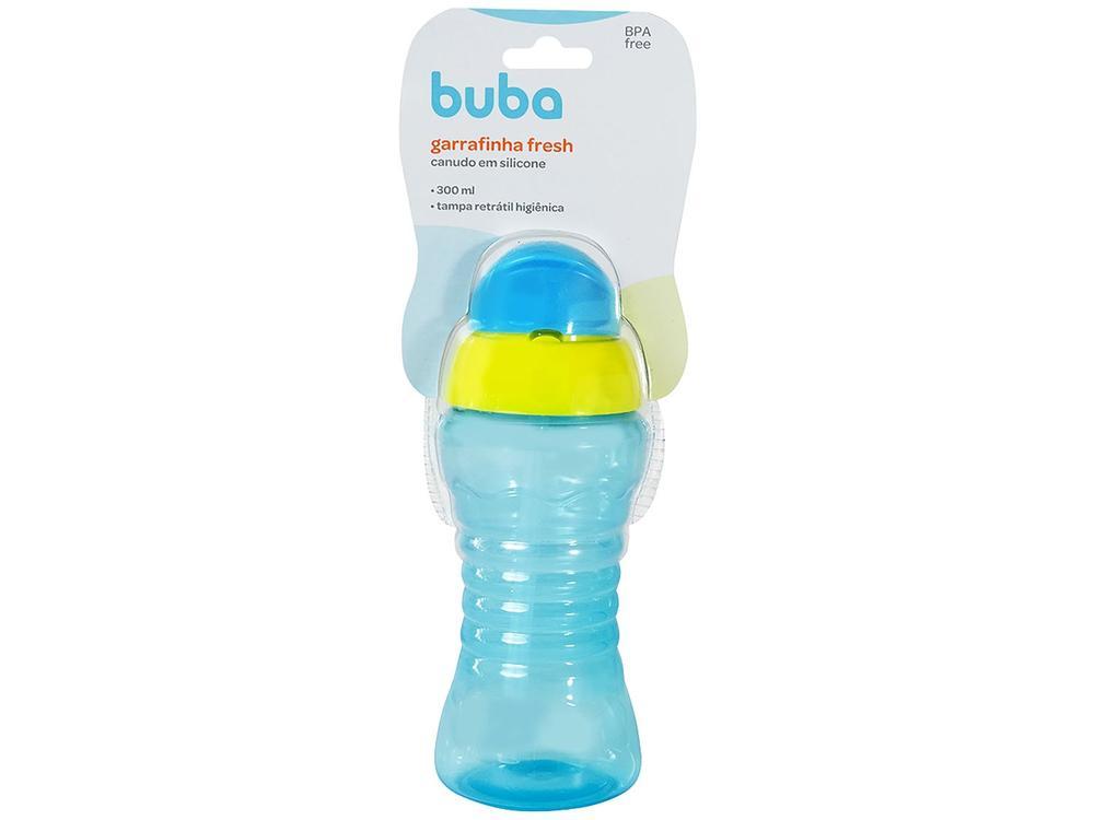 Garrafa com Canudo 300ml Buba Fresh Azul e Verde - 4