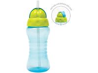 Garrafa com Canudo 300ml Buba Fresh Azul e Verde - 8