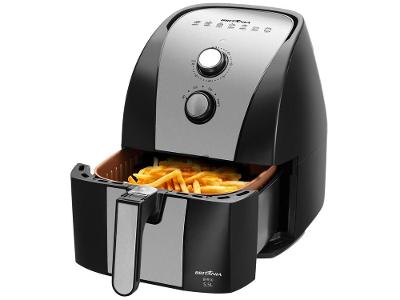 Air Fryer Britânia BFR51 Preto com Timer 5,2L