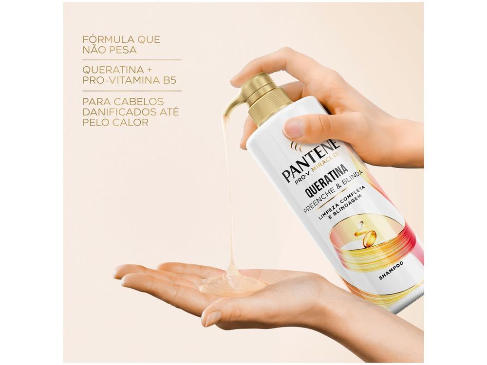 Shampoo Pantene Queratina Preenche & Blinda 510ml - 5