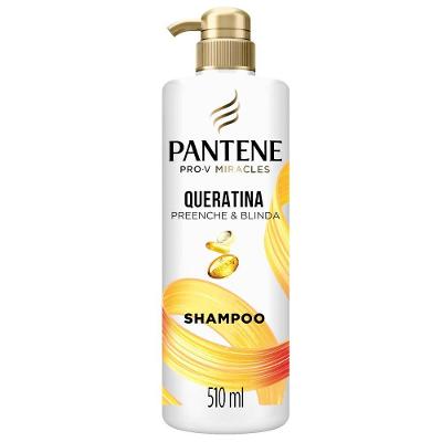 Shampoo Pantene Queratina Preenche & Blinda 510ml