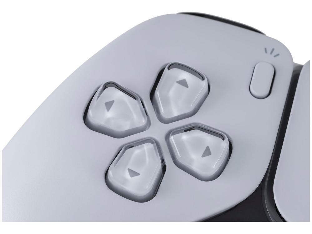 Controle PS5 sem Fio DualSense Sony PlayStation Branco - 12