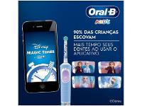 Escova de Dente Elétrica Infantil Oral-B Disney Frozen Recarregável - 7