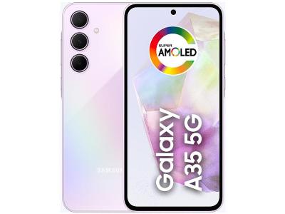 Smartphone Samsung Galaxy A35 128GB Rosa 5G 6GB RAM 6,6" Câm. Tripla + Selfie 13MP Dual Chip