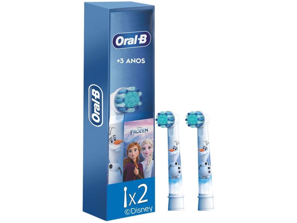 Refil para Escova de Dentes Elétrica Infantil Disney Frozen Oral-B Pro Kids 3+ 2 Unidades - 1