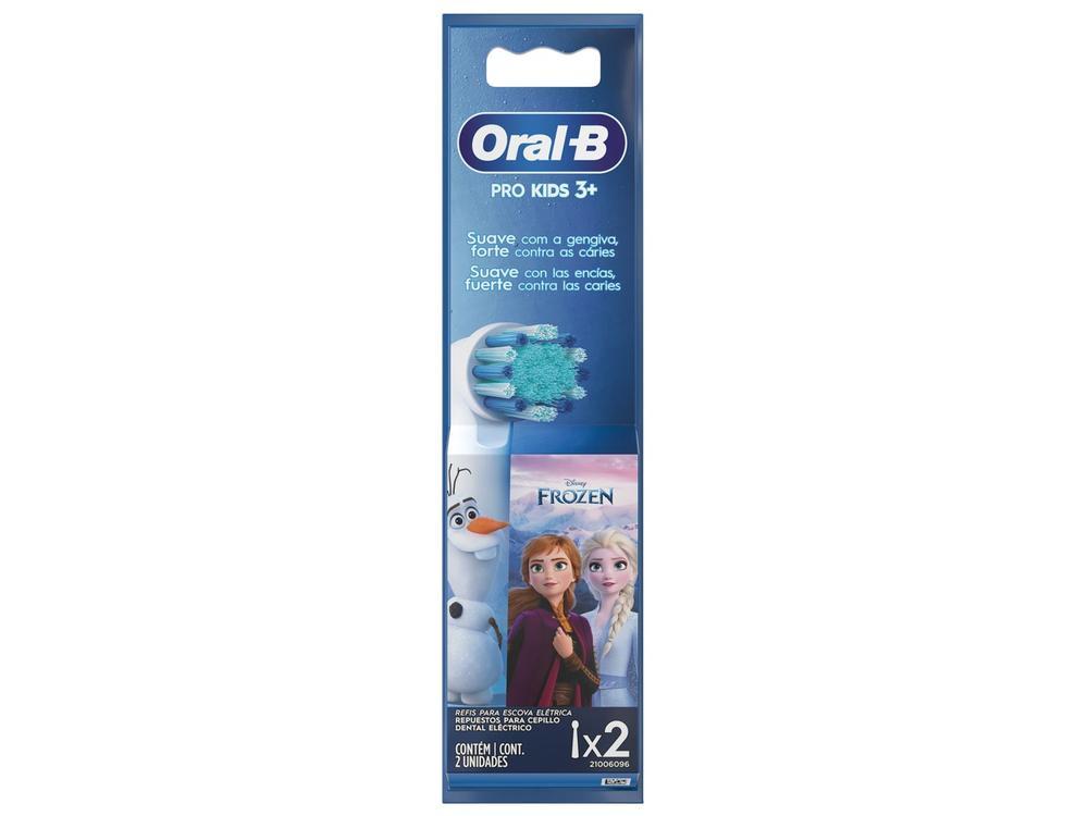 Refil para Escova de Dentes Elétrica Infantil Disney Frozen Oral-B Pro Kids 3+ 2 Unidades - 2