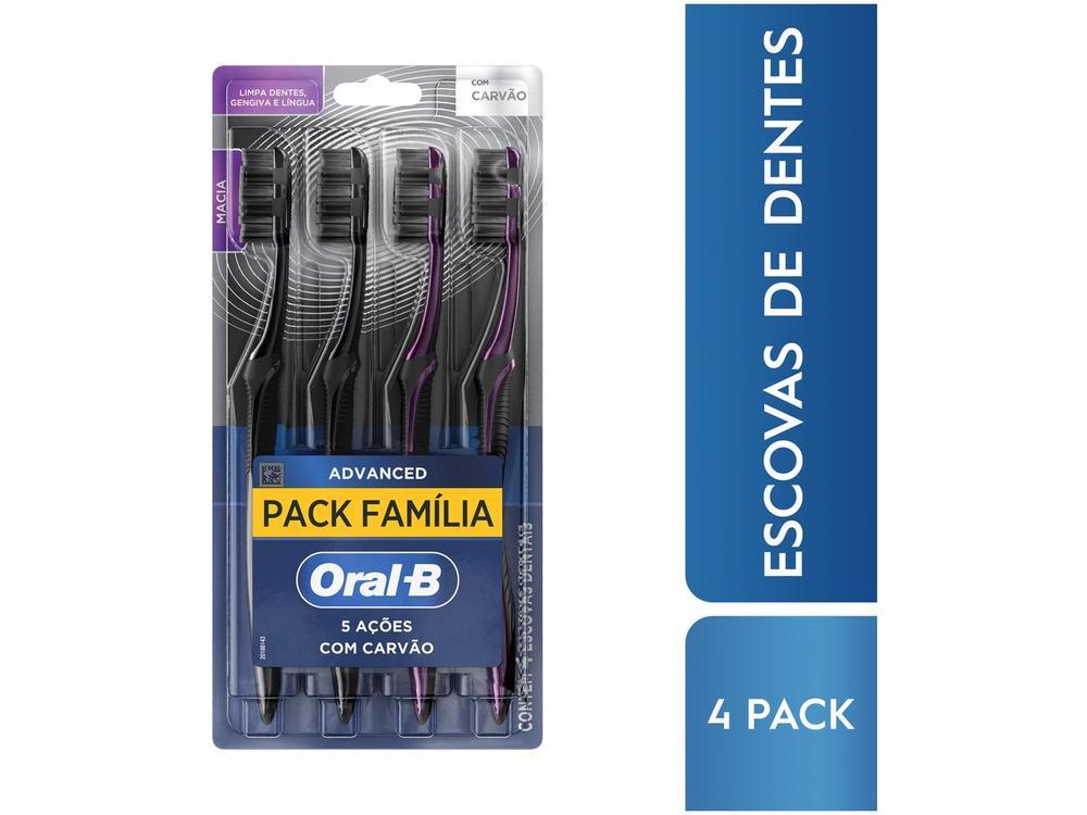 Escova de Dente Oral-B 5 Ações com Carvão 4 Unidades - 11