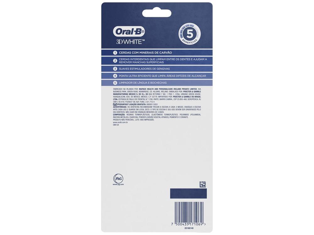 Escova de Dente Oral-B 5 Ações com Carvão 4 Unidades - 12