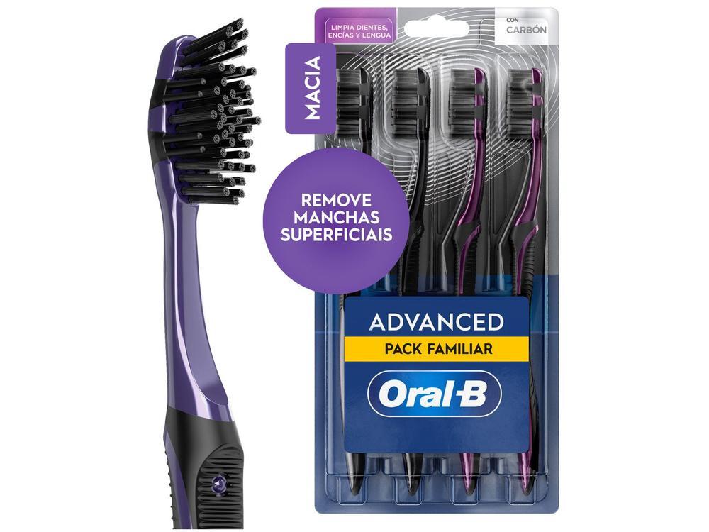 Escova de Dente Oral-B 5 Ações com Carvão 4 Unidades - 2