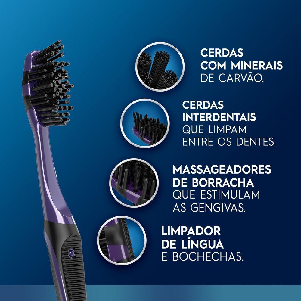 Escova de Dente Oral-B 5 Ações com Carvão 4 Unidades - 2