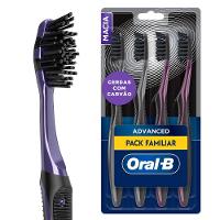 Escova de Dente Oral-B 5 Ações com Carvão 4 Unidades - 1