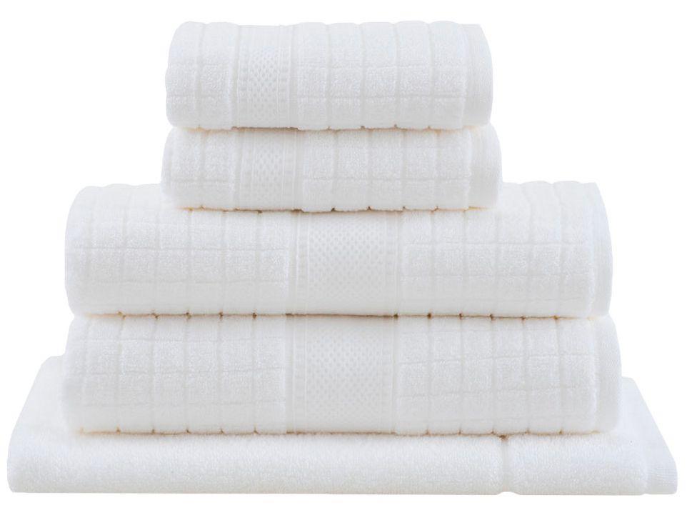 Jogo de Toalhas Buddemeyer 100% Algodão Delicata Air Cotton Jacquard Felpa Branco 5 Peças - 1