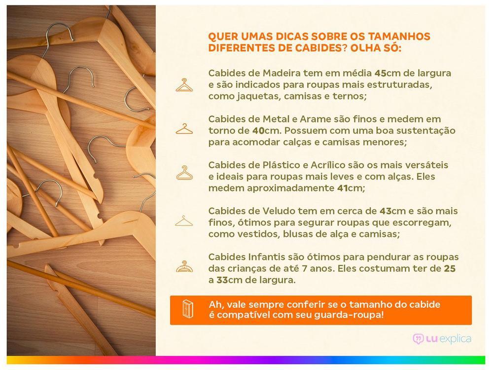 Guarda-roupa Casal com Espelho 4 Portas 6 Gavetas Araplac Sofia - 12