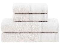 Jogo de Toalhas Buddemeyer 100% Algodão Novita Extra Soft Jacquard Felpa Bege 4 Peças - 1